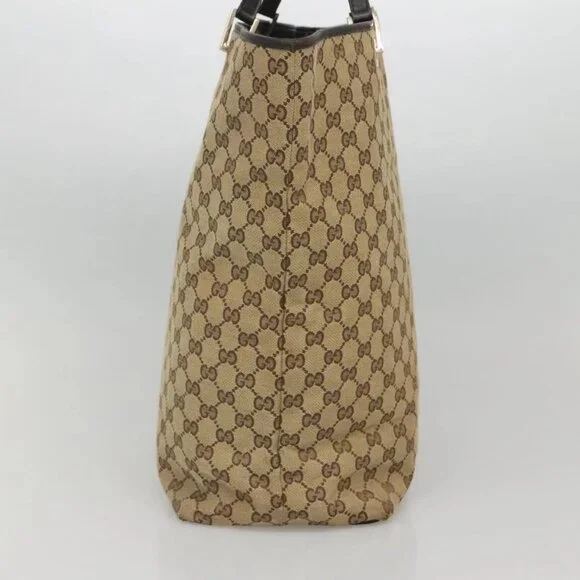 GUCCI GG Canvas Tote Bag Beige Gold 002 1097 2404 Auth 141857 - Picture 3 of 16